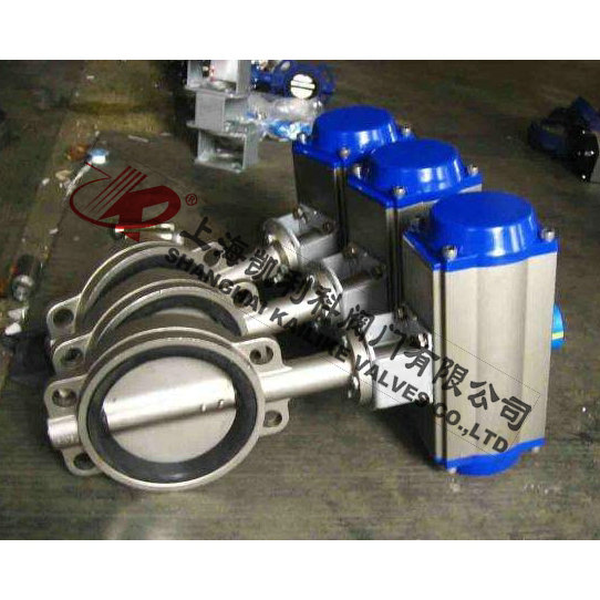 D671X不鏽鋼軟密封<font color='red'><font color='red'>氣動</font><font color='red'>蝶閥</font></font>